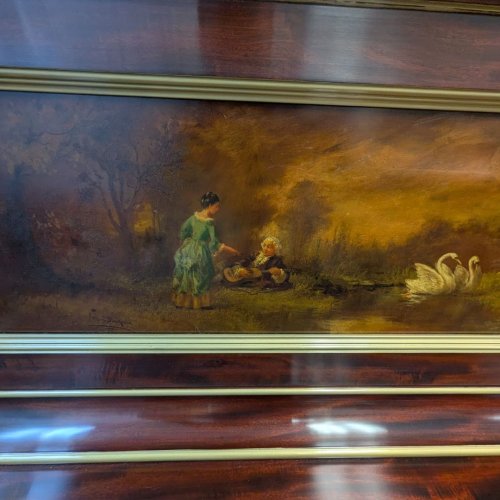 Steinway Art Case Piano with Oil Painting 
